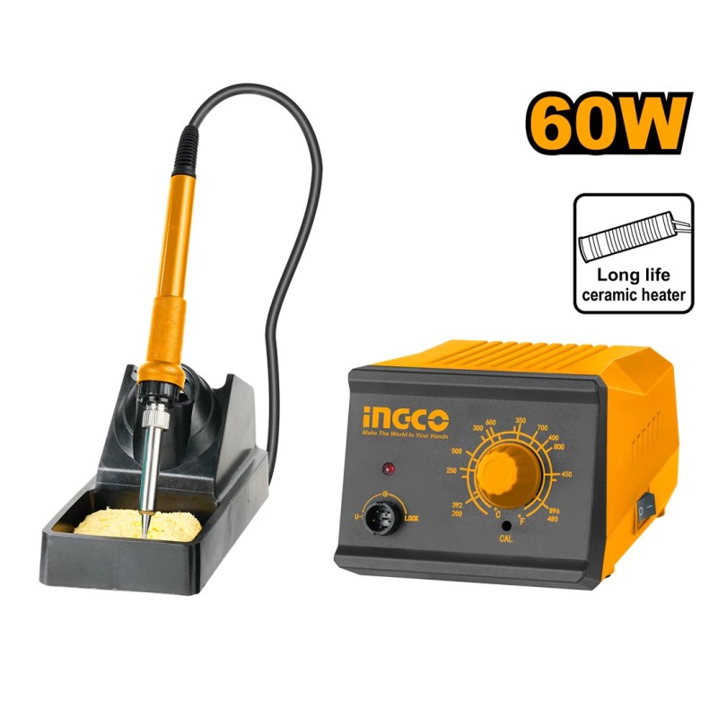 Digital Soldering Iron with Station 60W INGCO
