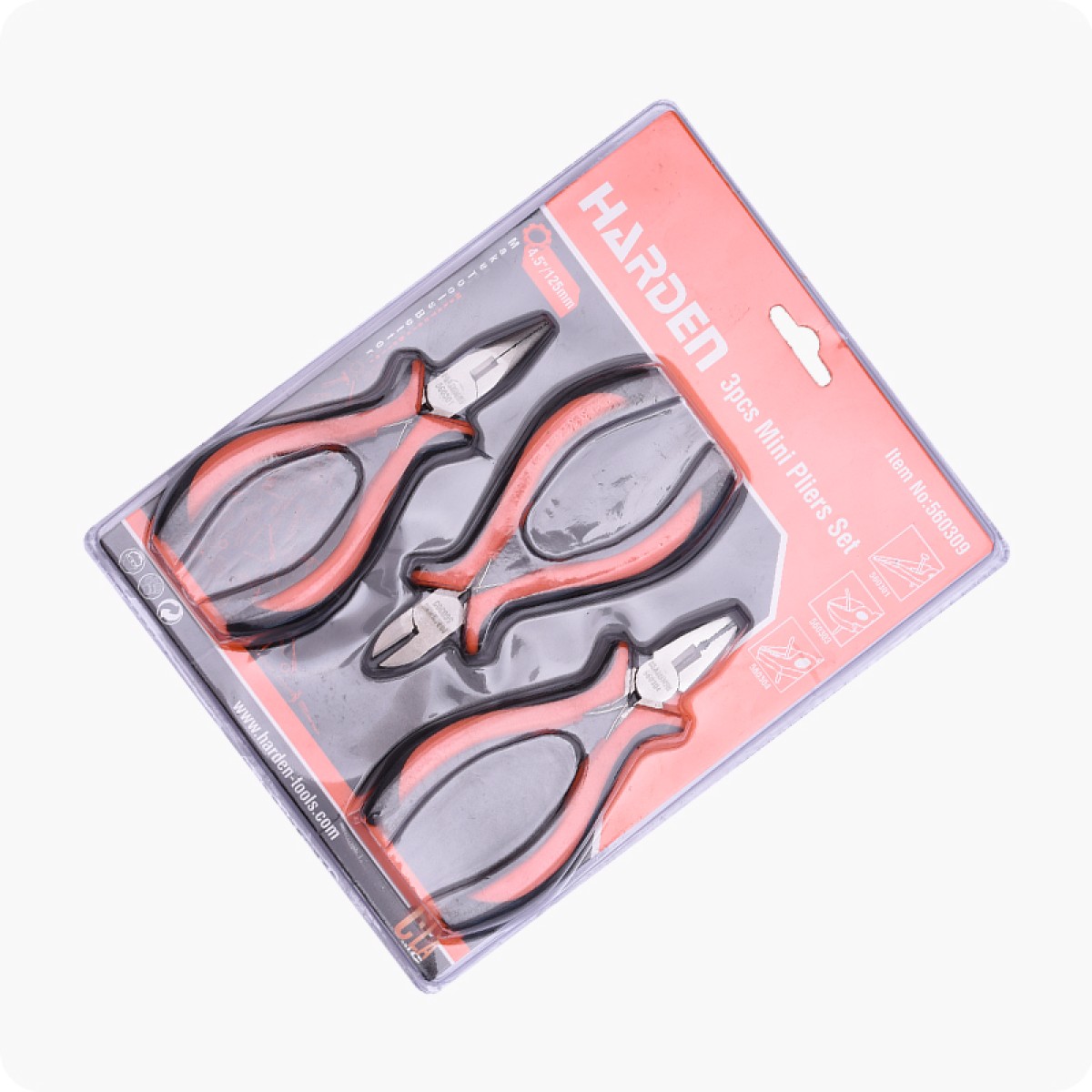 3Pcs 4.5" Mini Pliers Set