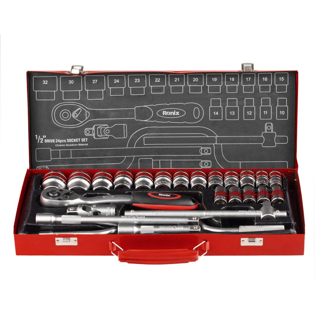 Socket set 24pcs 1/2" - 2644 -