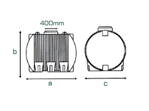 Triple Layer - Slim Storage Tanks