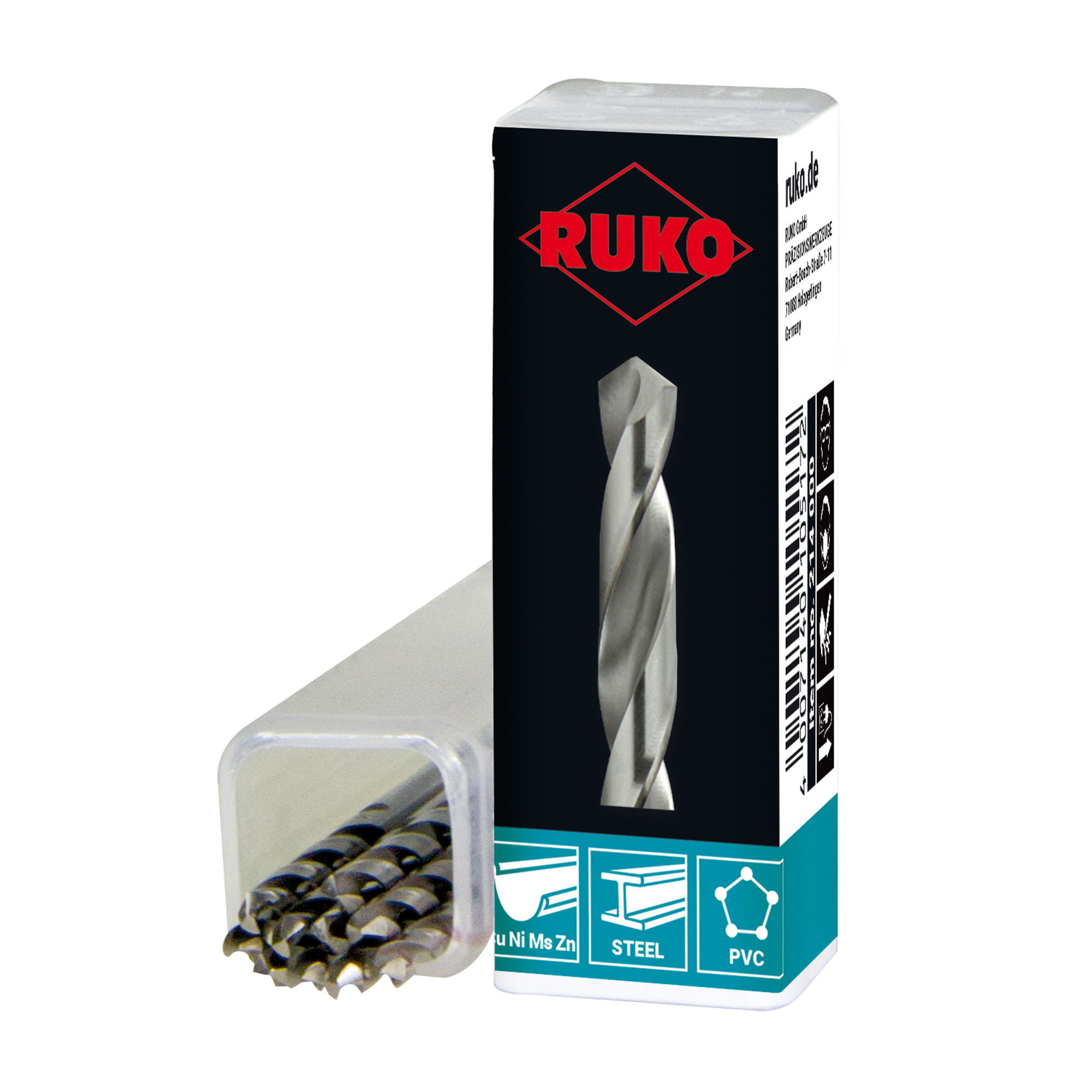 Twist Drill DIN 338 Type N, HSS-G - Ruko
